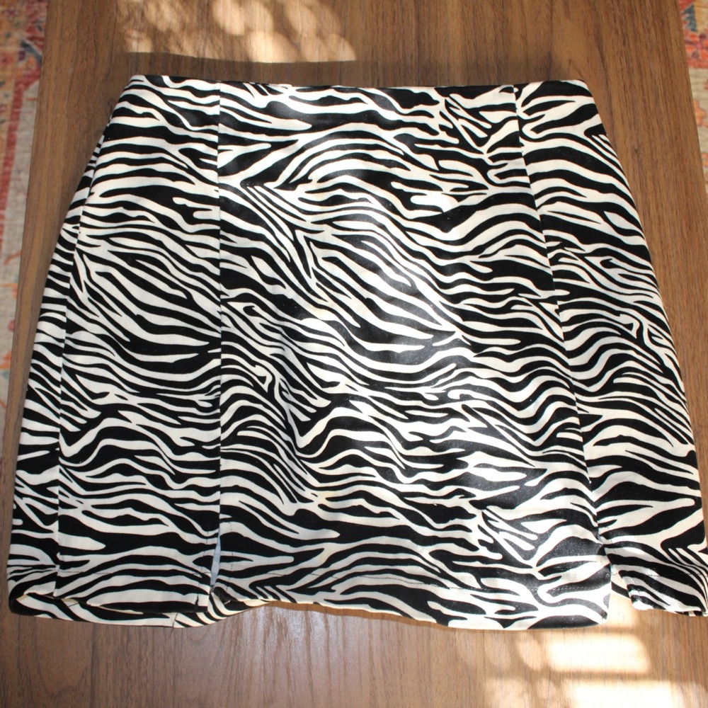Zebra Print Women's Skirt